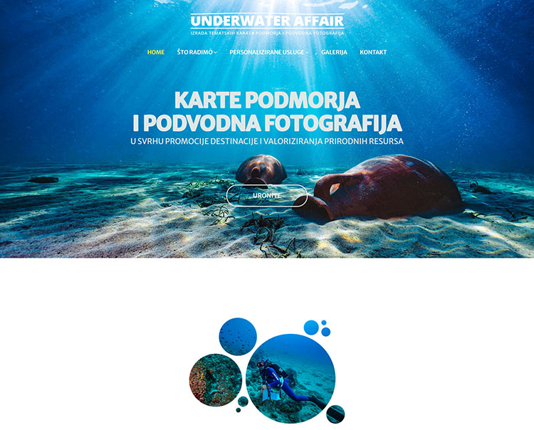 Web studio Bradonja Underwater Affair